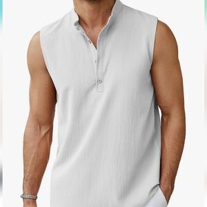 Sleeveless Beach Shirts for Men